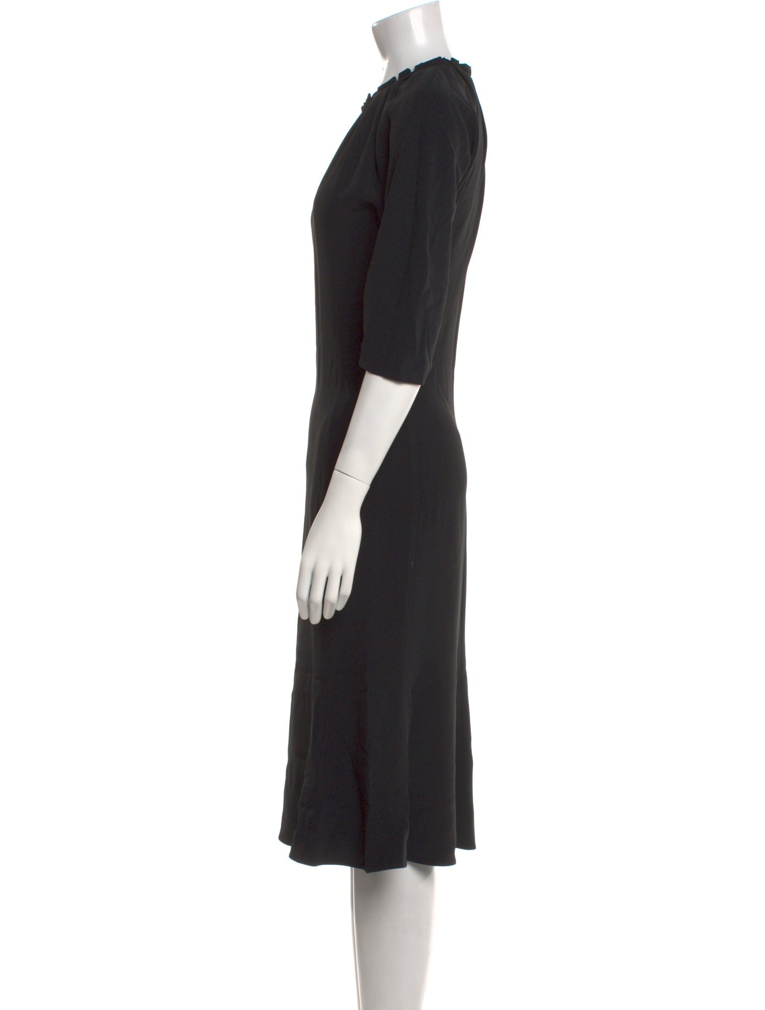 Marni Crew Neck Midi Length Dress