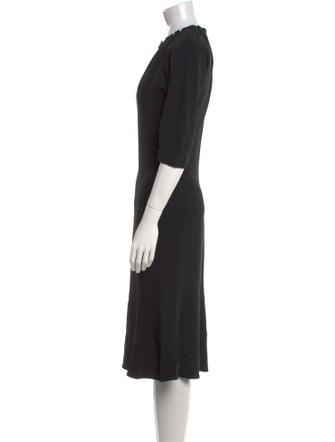 Marni Crew Neck Midi Length Dress