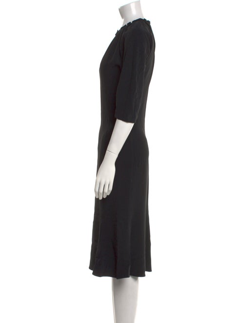 Marni Crew Neck Midi Length Dress