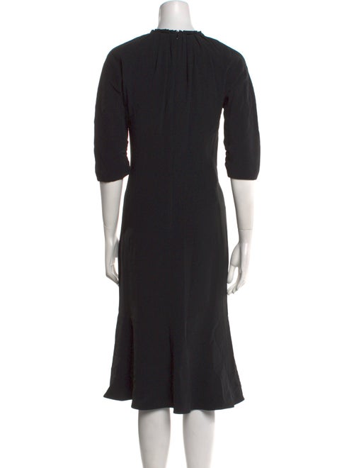 Marni Crew Neck Midi Length Dress