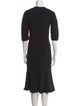 Marni Crew Neck Midi Length Dress