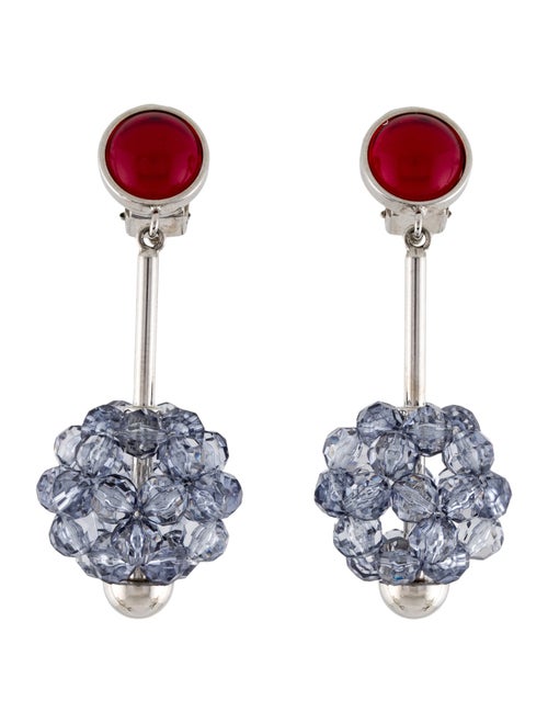 Marni Resin & Crystal Drop Earrings