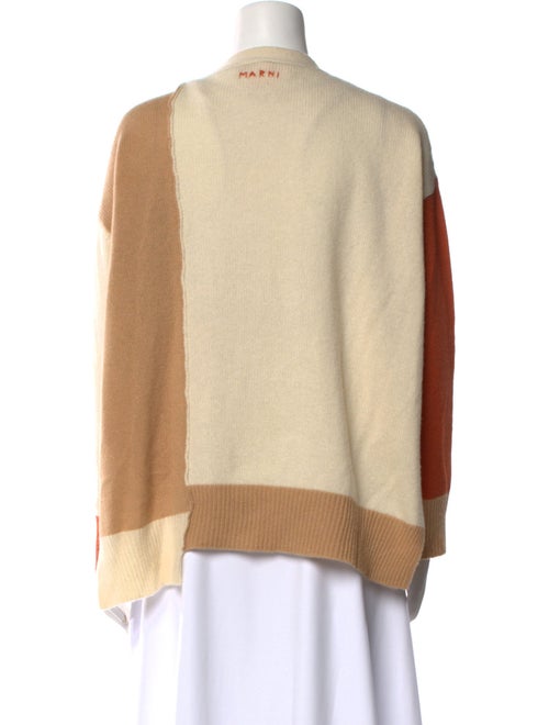 Marni Cashmere Colorblock Pattern Sweater