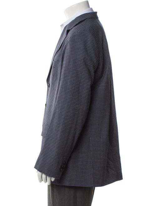 Marni Virgin Wool Plaid Print Blazer