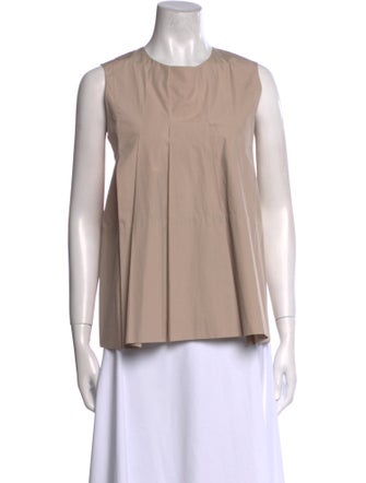 Marni Crew Neck Sleeveless Blouse