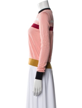 Marni Striped Mock Neck Sweatshirt