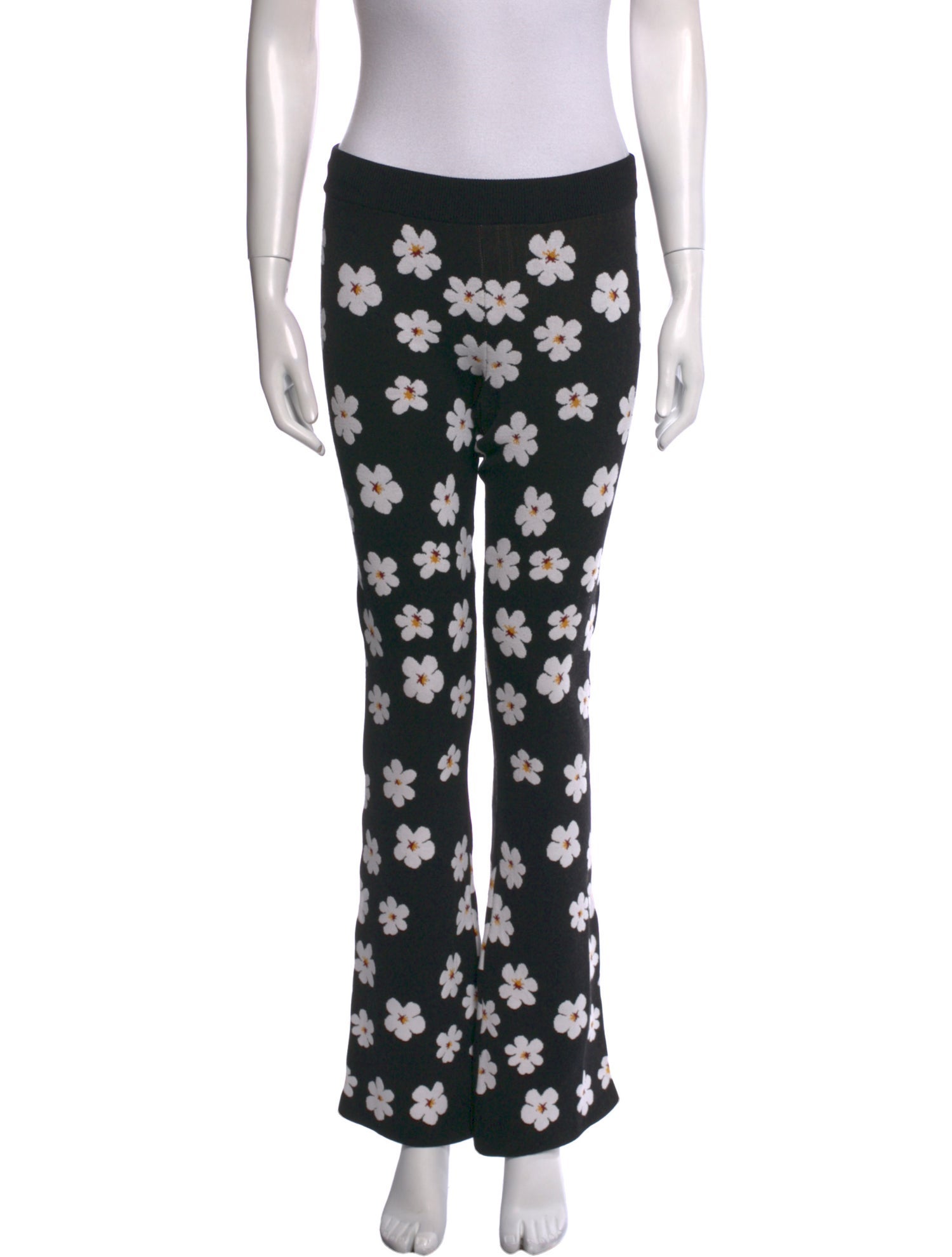 Marni Floral Print Wide Leg Pants