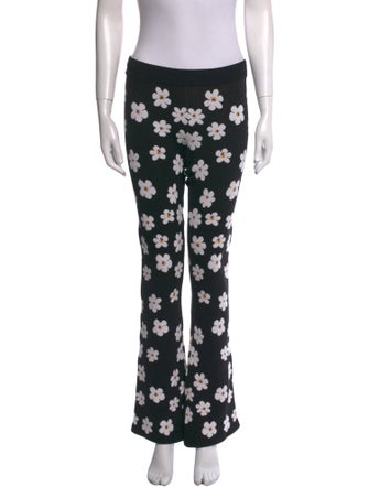 Marni Floral Print Wide Leg Pants