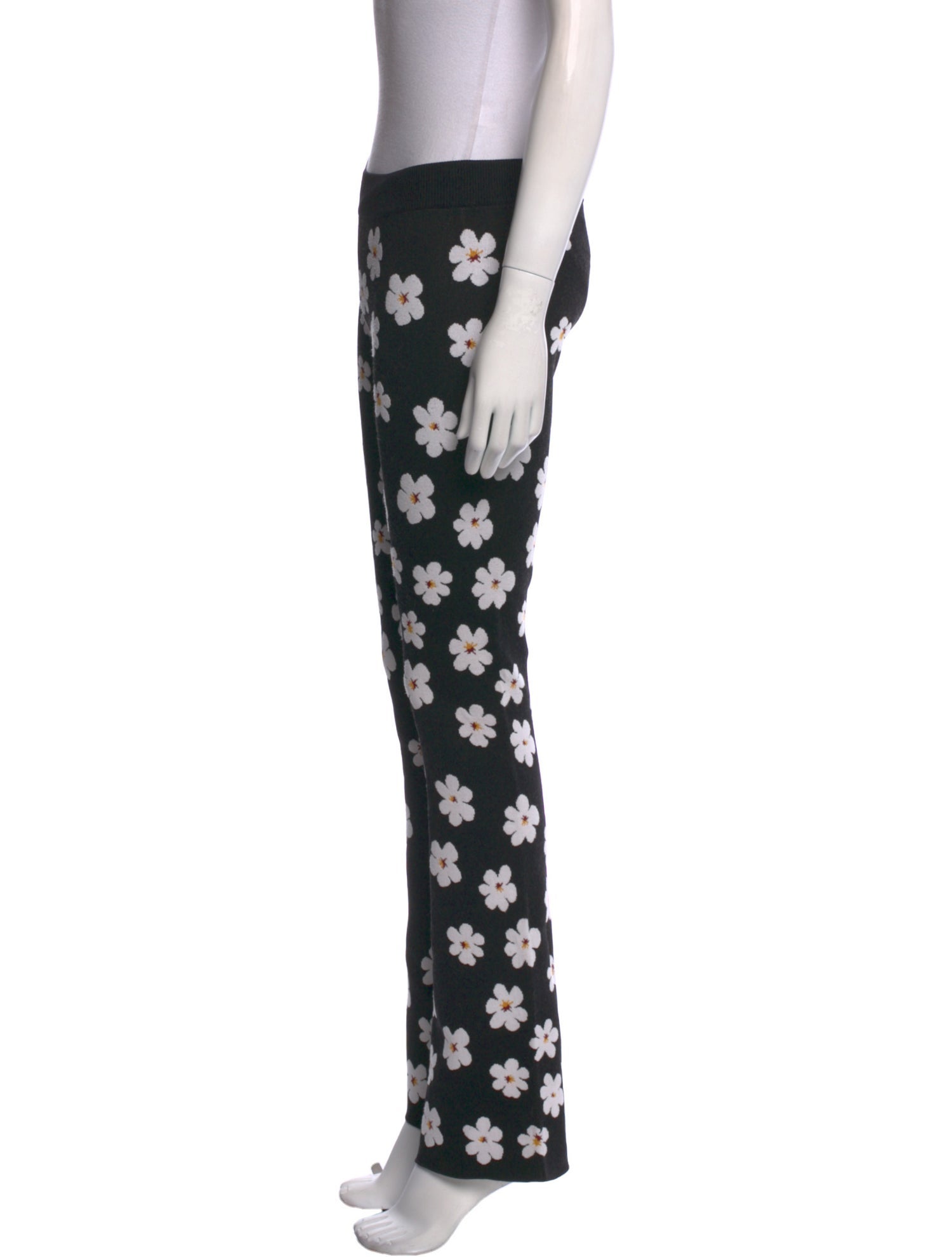 Marni Floral Print Wide Leg Pants