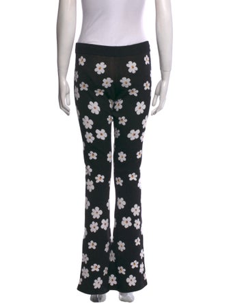 Marni Floral Print Wide Leg Pants