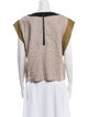 Marni Linen Bateau Neckline Top