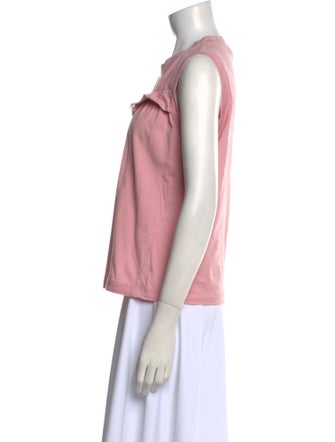 Marni Crew Neck Sleeveless Blouse