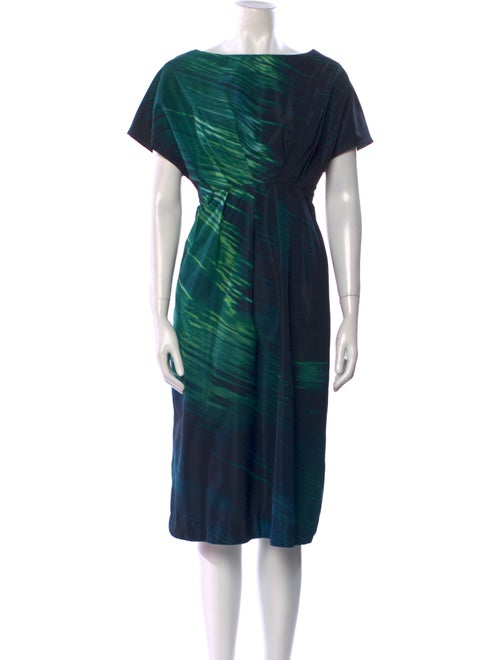 Marni Printed Midi Length Dress