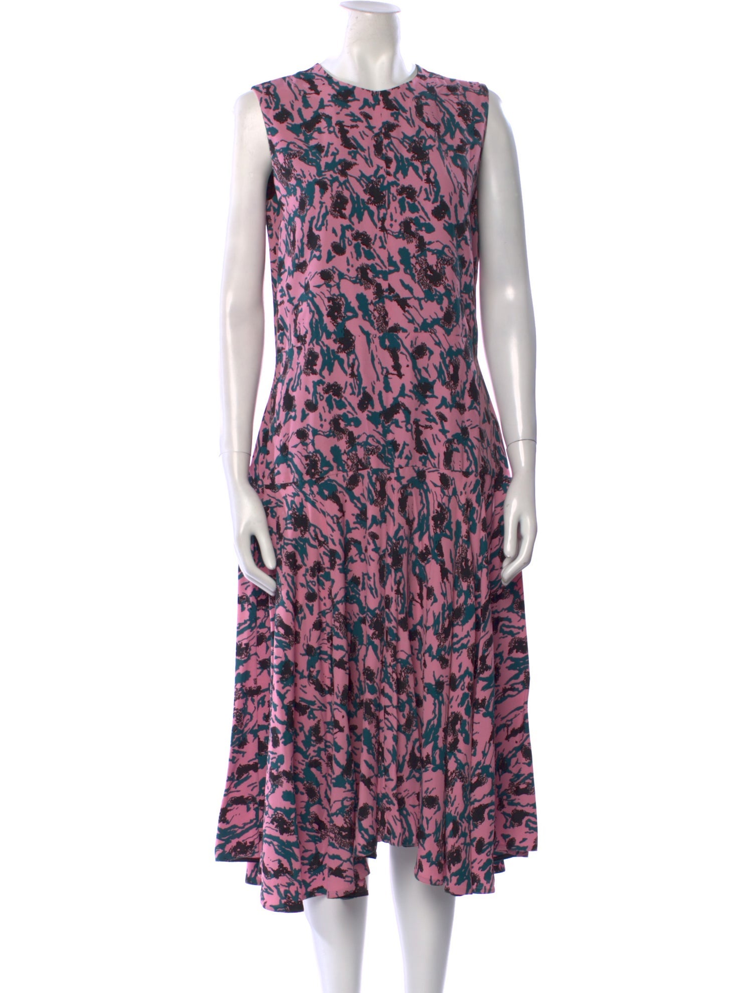 Marni Printed Midi Length Dress