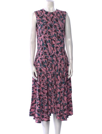 Marni Printed Midi Length Dress