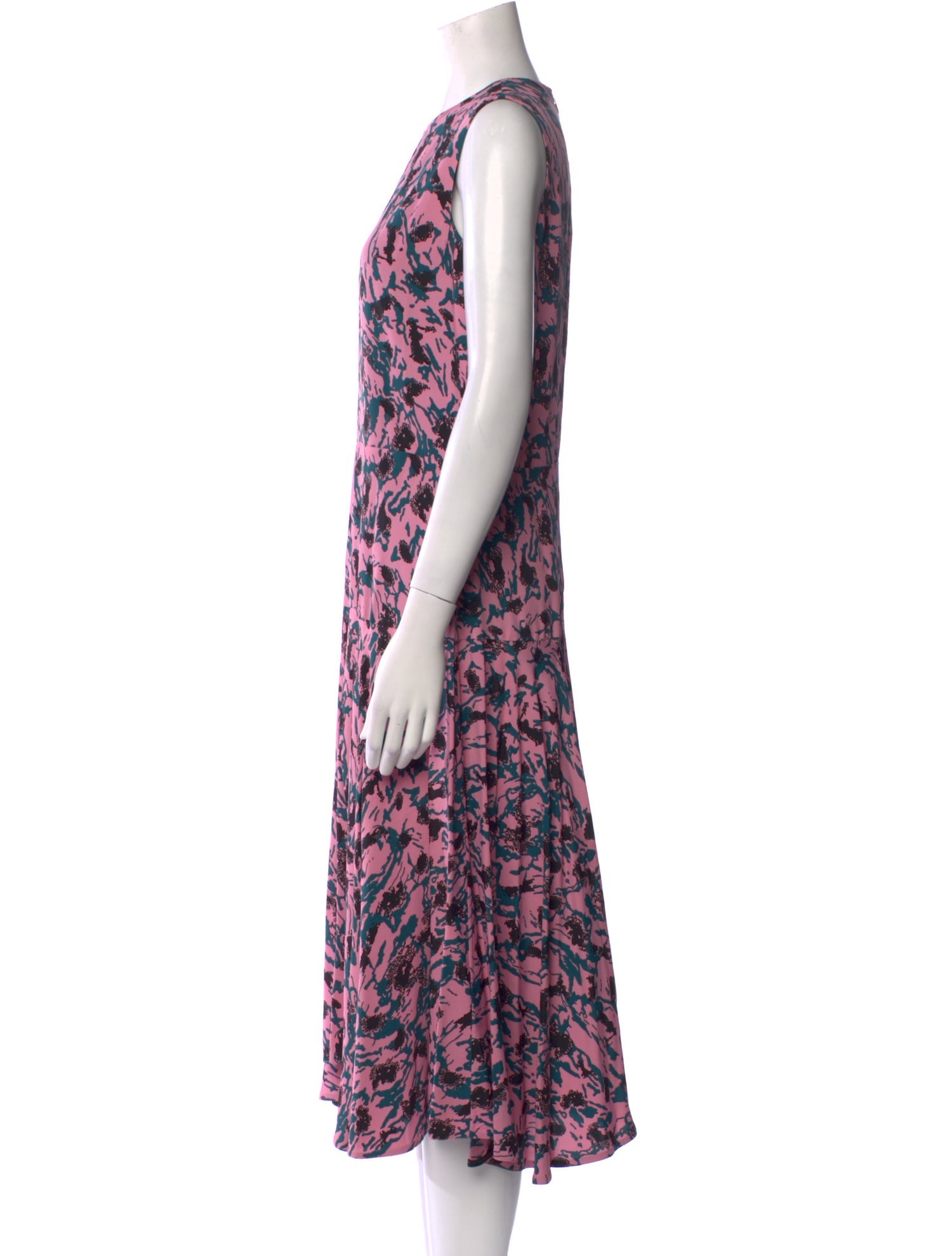 Marni Printed Midi Length Dress