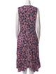 Marni Printed Midi Length Dress