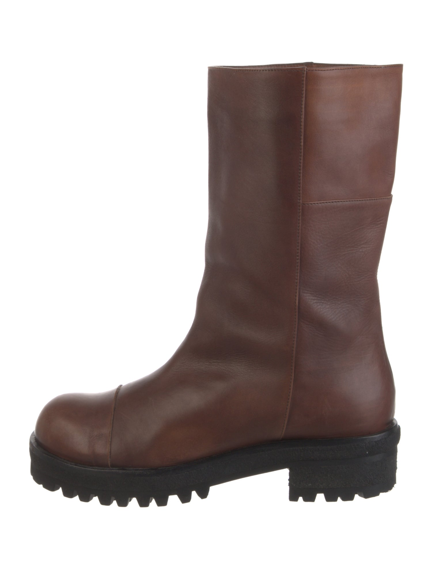 Marni Leather Combat Boots