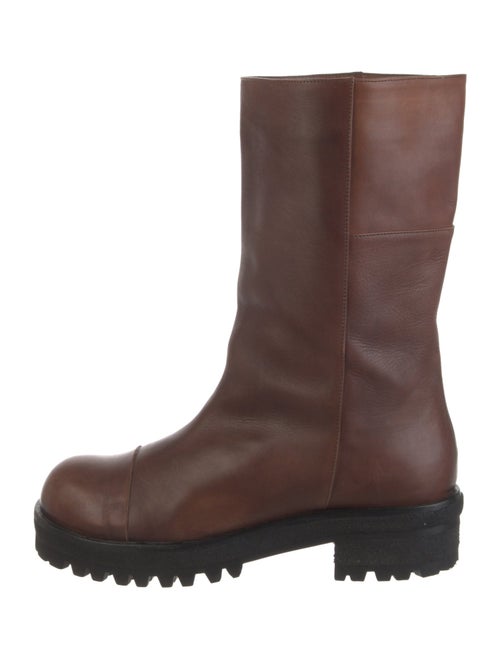 Marni Leather Combat Boots