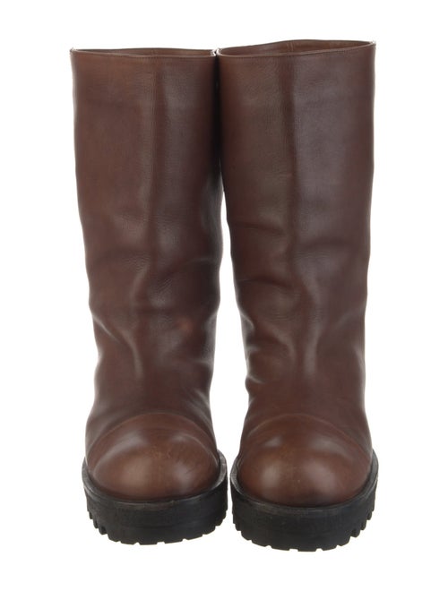 Marni Leather Combat Boots
