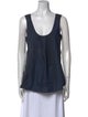 Marni Scoop Neck Sleeveless Top