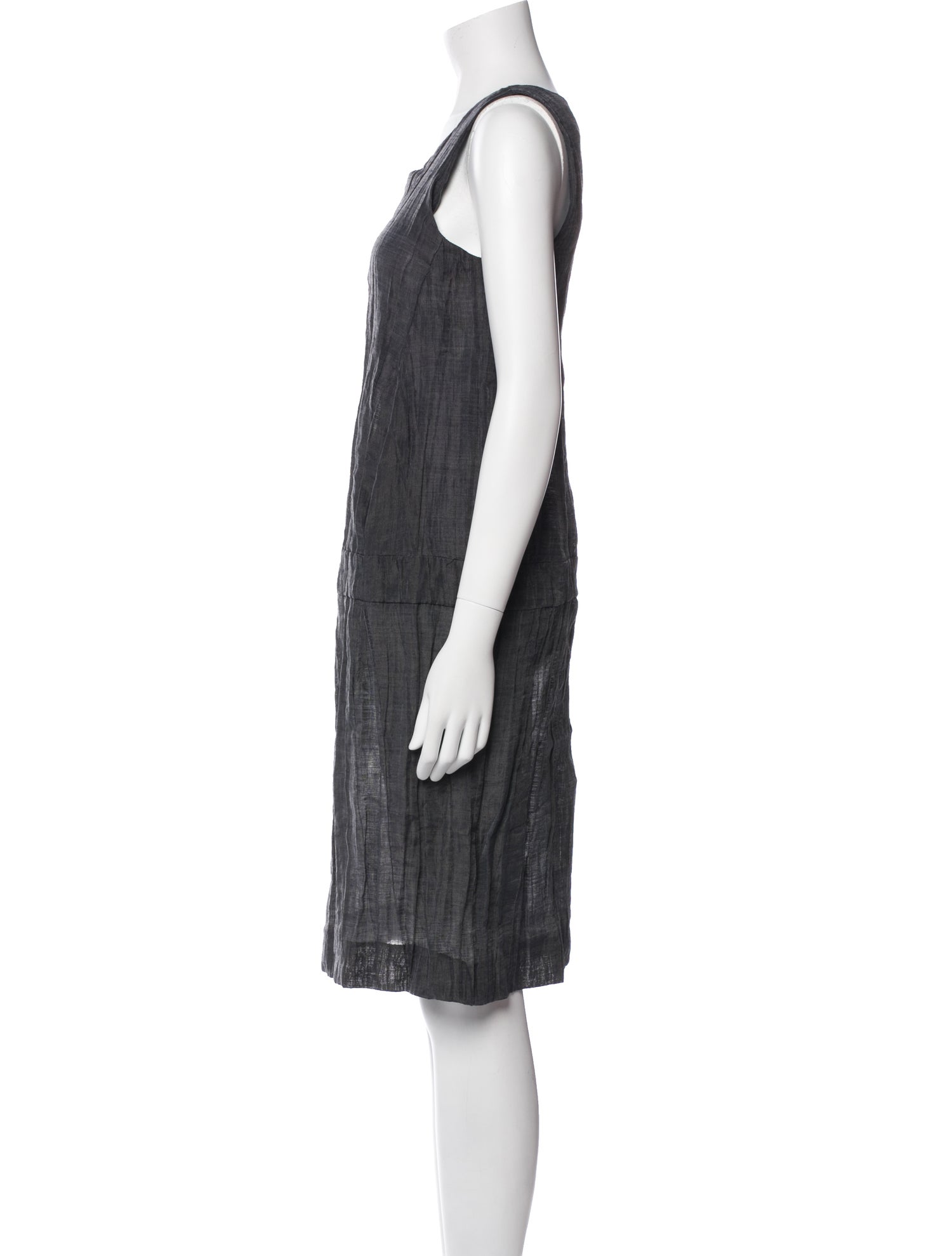 Marni Scoop Neck Knee-Length Dress