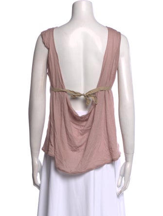 Marni V-Neck Sleeveless Top