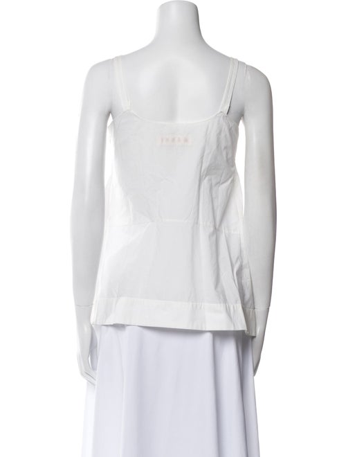Marni Square Neckline Sleeveless Top