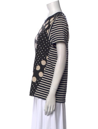 Marni Polka Dot Print Crew Neck T-Shirt