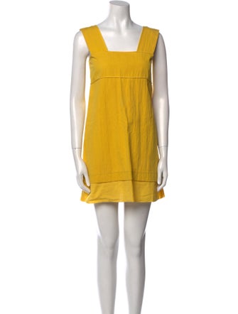 Marni Square Neckline Mini Dress