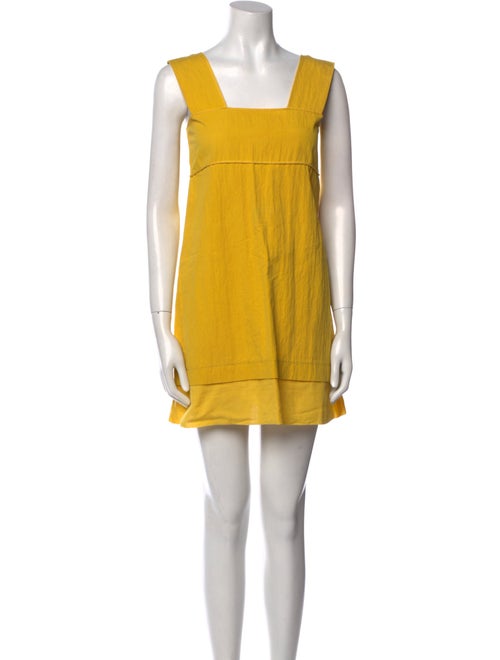 Marni Square Neckline Mini Dress