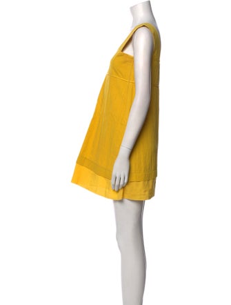 Marni Square Neckline Mini Dress