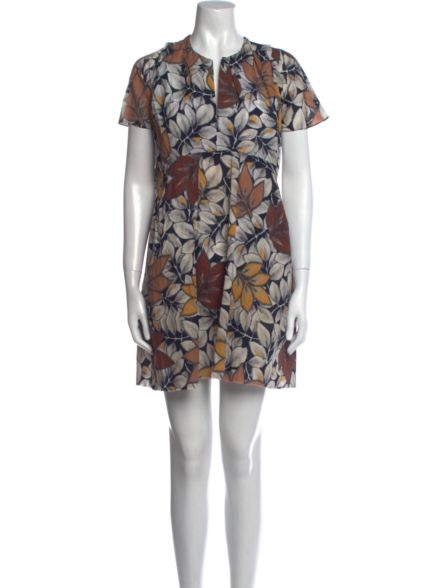 Marni Floral Print Mini Dress