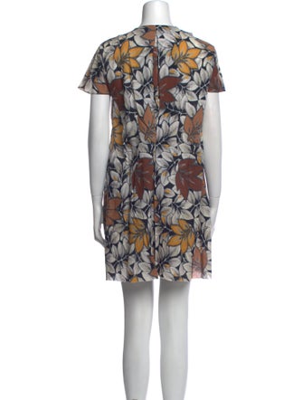 Marni Floral Print Mini Dress