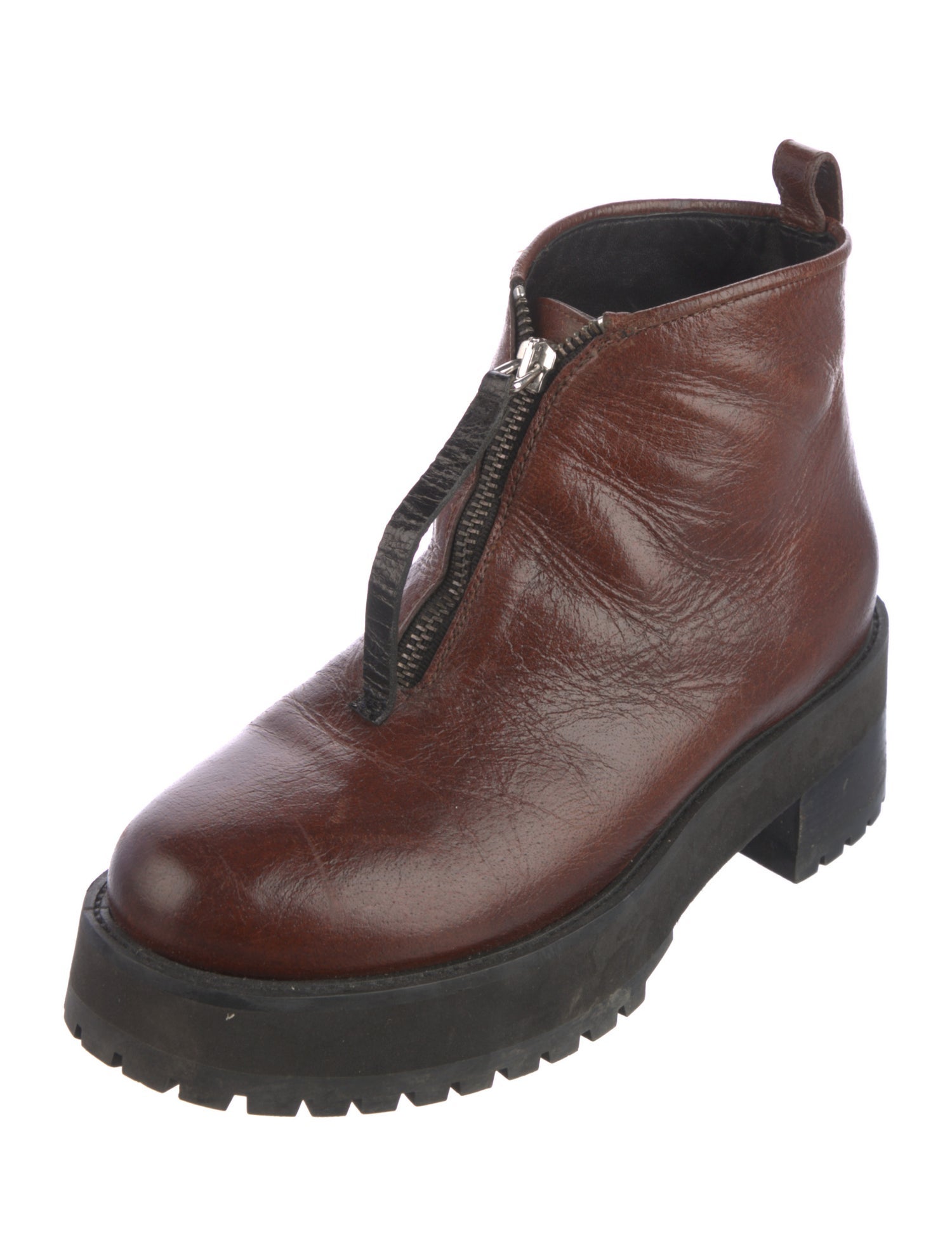 Marni Leather Combat Boots