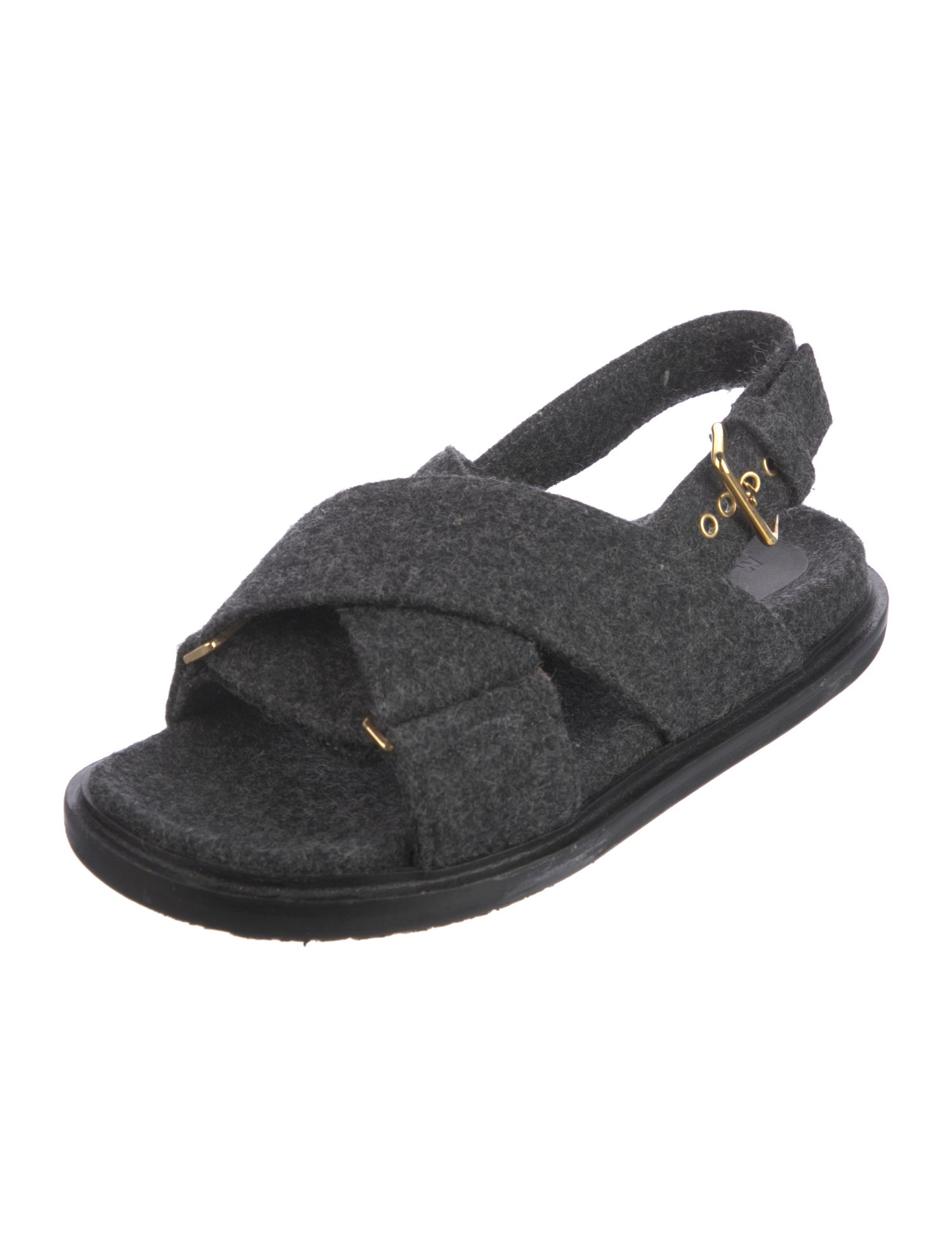 Marni Wool Slingback Sandals