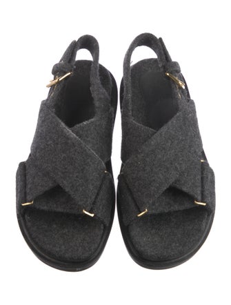 Marni Wool Slingback Sandals
