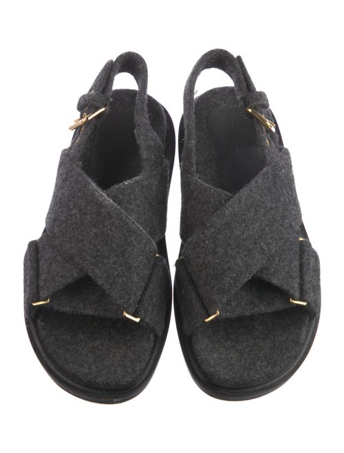 Marni Wool Slingback Sandals