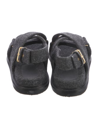 Marni Wool Slingback Sandals