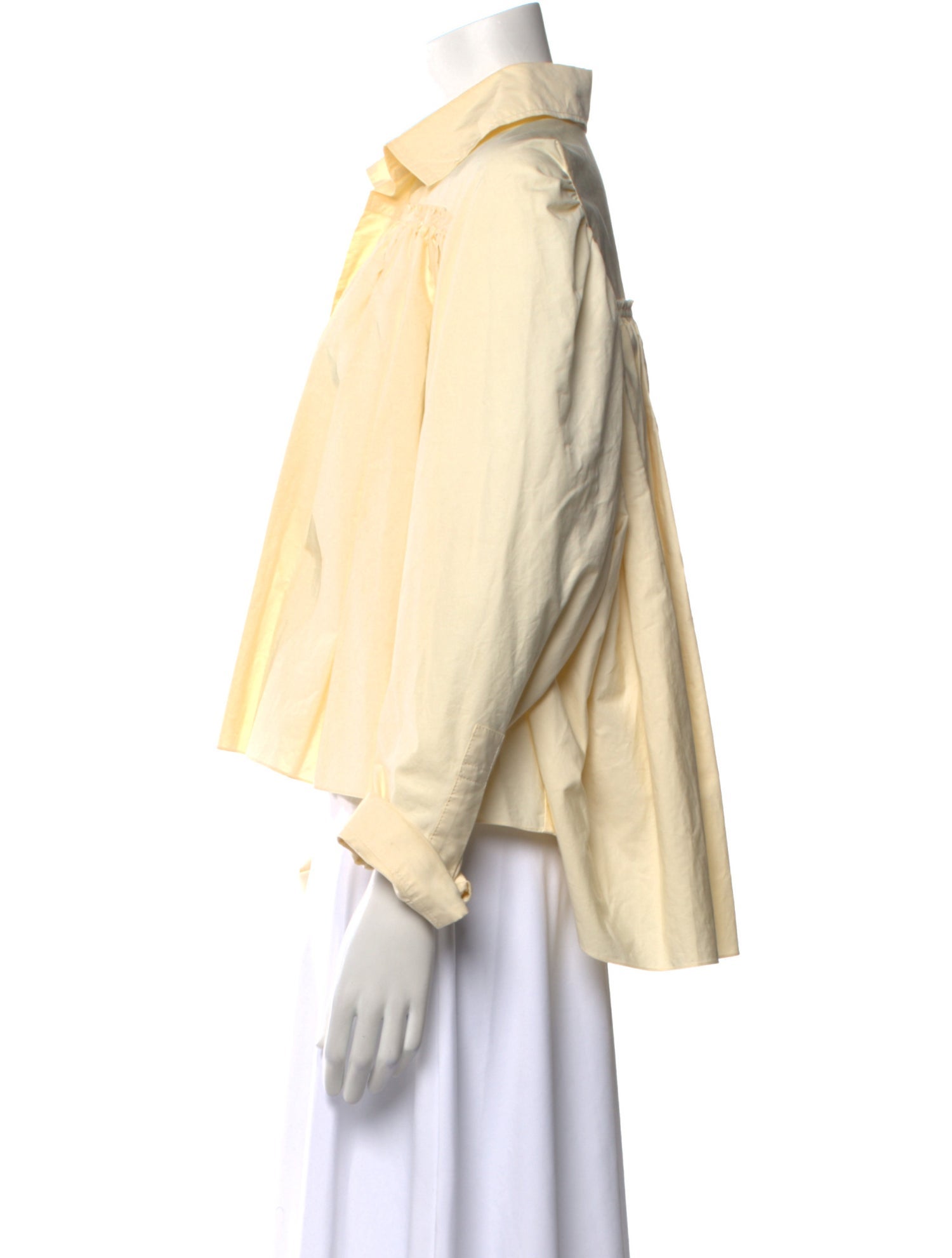 Marni V-Neck Long Sleeve Blouse