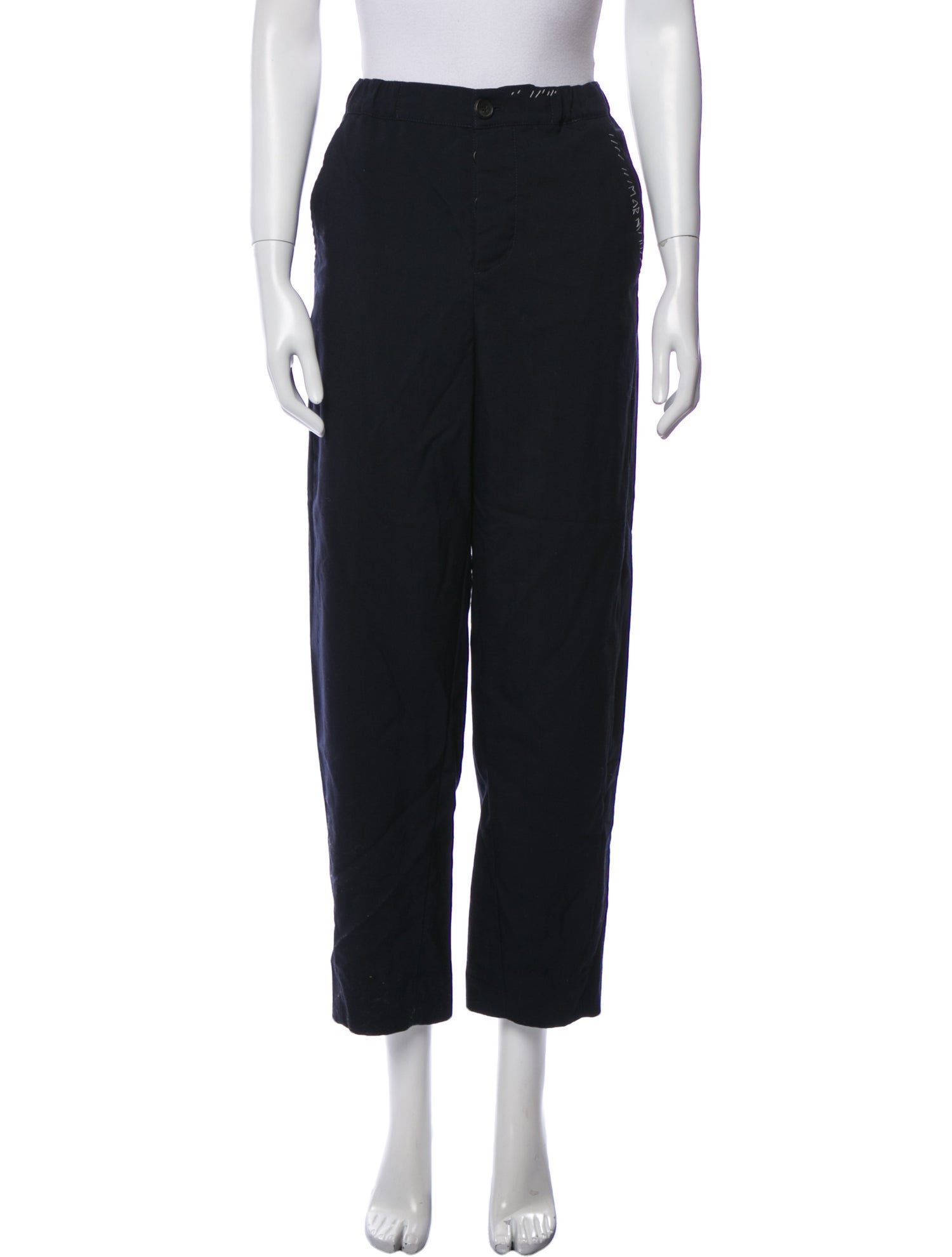 Marni Virgin Wool Straight Leg Pants