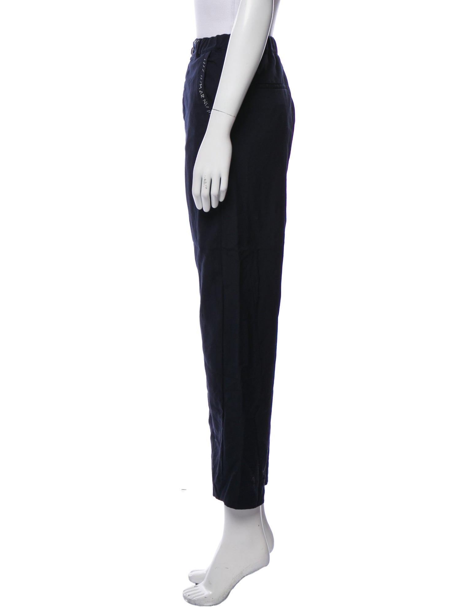 Marni Virgin Wool Straight Leg Pants