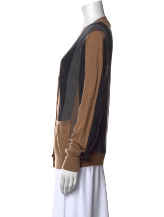 Marni Cashmere Colorblock Pattern Sweater