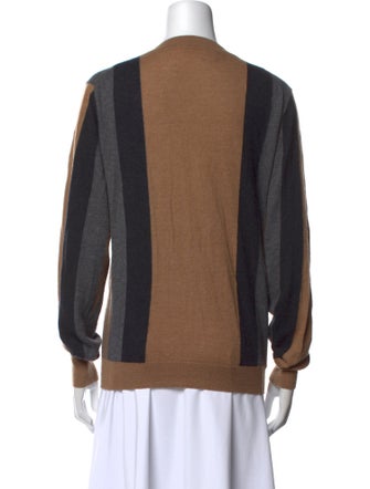 Marni Cashmere Colorblock Pattern Sweater