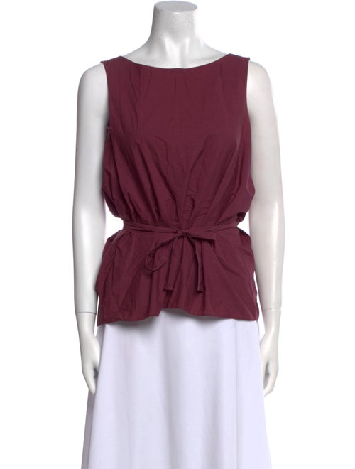 Marni Bateau Neckline Sleeveless Top