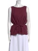 Marni Bateau Neckline Sleeveless Top
