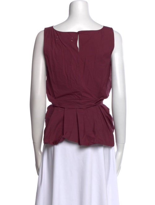 Marni Bateau Neckline Sleeveless Top