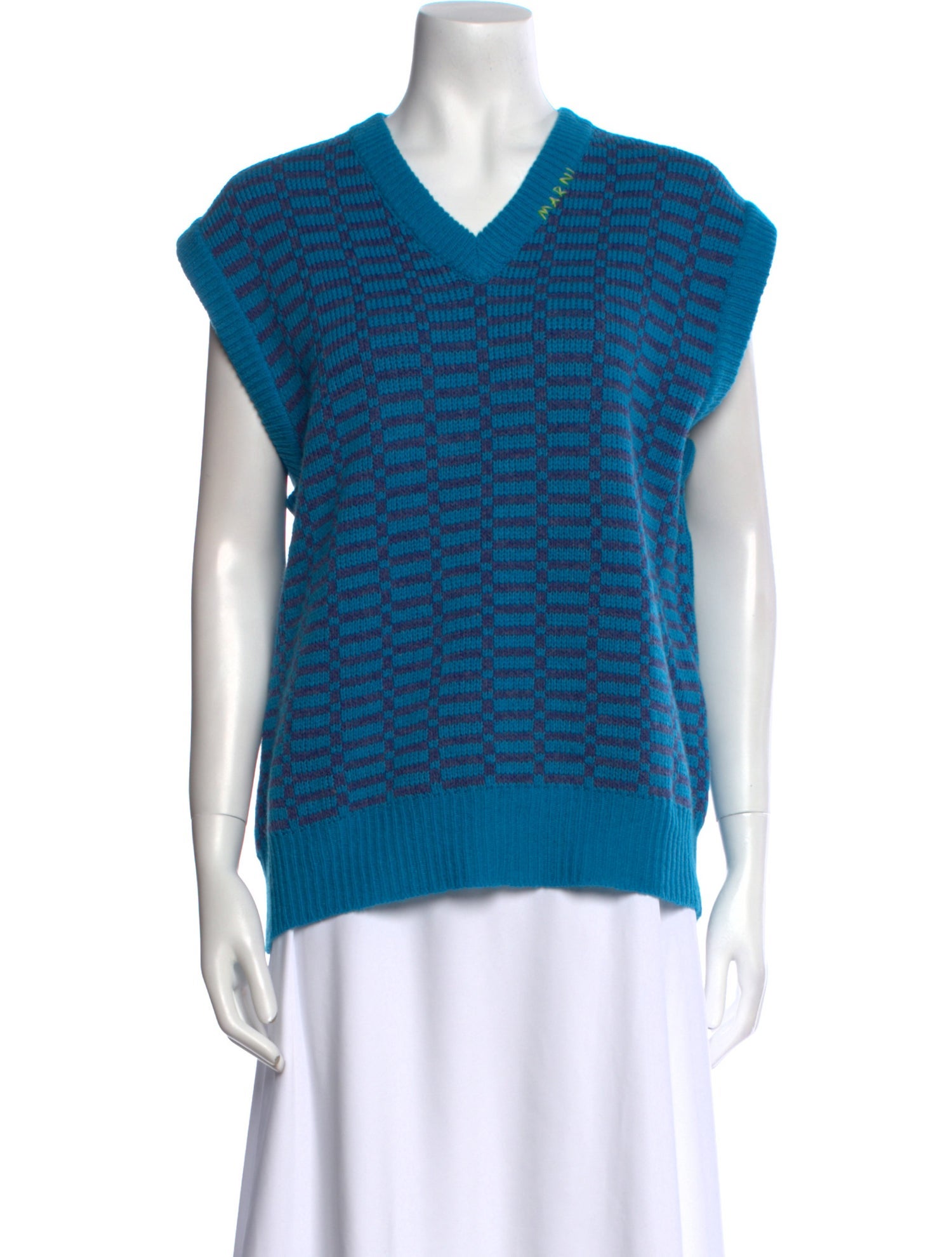 Marni Virgin Wool Printed Sweater w/ Tags