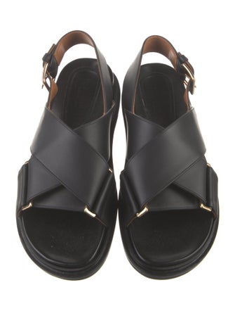 Marni Leather Slingback Sandals