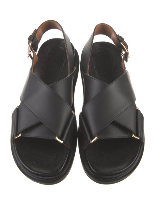 Marni Leather Slingback Sandals